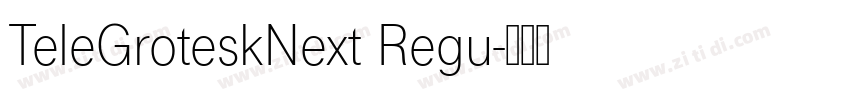 TeleGroteskNext Regu字体转换